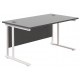 Olton Twin Cantilever 800mm Deep Straight Office Desk